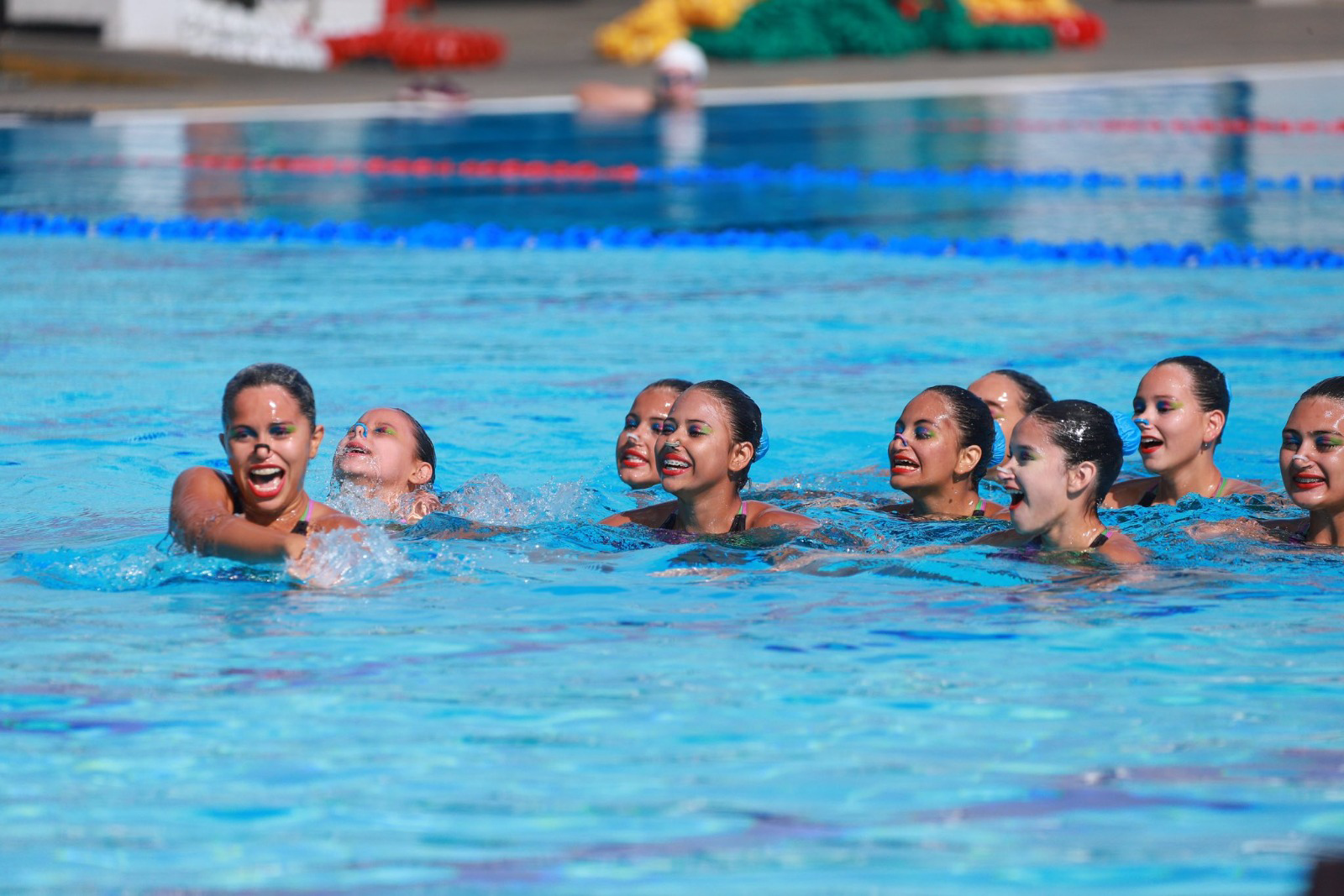 Selección de Natación artística en Nacional Interligas den Cali